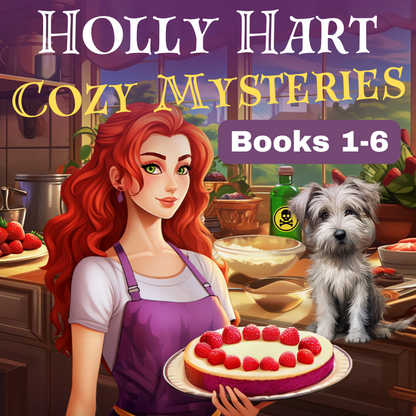 Holly Hart Cozy Mysteries Books 1-6 (PAPERBACK STACK)